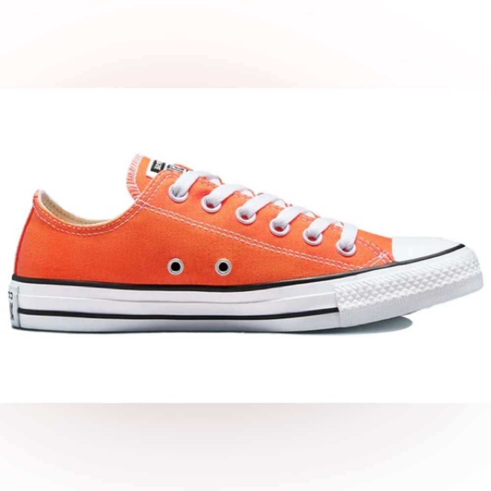 Converse Bright Orange Canvas Shoes